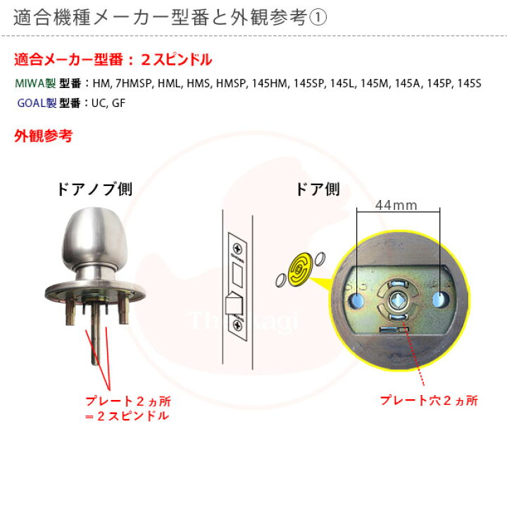 楽天市場】MUL-T-LOCK KIK取替用玉座 扉厚25-43mm オーナーカード1枚付 