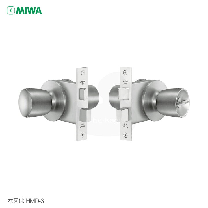 楽天市場】【2/19 20:00からポイント5倍】MIWA 握り玉錠 HMD-3 内締り 