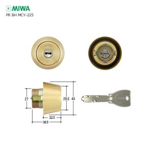 MIWA PR DZ.CY ����33-41mm BS �S�[���h�F �L�[3�{�t BH�^�C�v�p PR�V�����_�[�y���a���b�N �~�� �����e�i���X���i�z