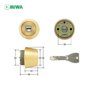MIWA PR TE22.CY ����37-41mm BS �S�[���h�F �L�[3�{�t LSP�^�C�v�p PR�V�����_�[�y���a���b�N �~�� �����e�i���X���i�z