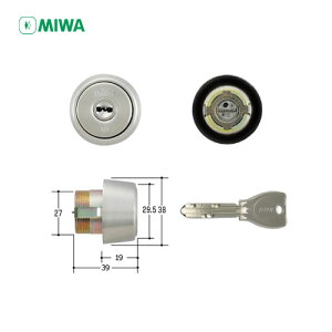 MIWA PR DN.CY ����33-41mm ST �V���o�[�F �L�[3�{�t BH�^�C�v DN�d�l PR�V�����_�[�y���a���b�N �~�� �����e�i���X���i�z