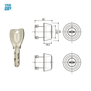 YKKap V_[Zbg fMhAdl HHJ-0831PS L[5{t MIWA PSV_[dl DAF + DAF 2L[yYKK AP eiXiz