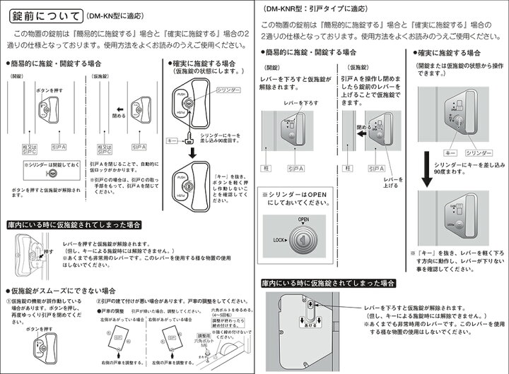 楽天市場】ダイケン 物置錠 DMKN キー2本付 DM-KN型(2006年〜2009年)用 