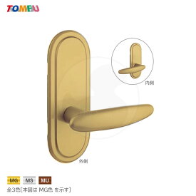 【6/11 01:59迄 全品P10倍】長沢 TOMFU トムフ TXS-G10R 長座 空錠 扉厚30-40mm 左右勝手兼用 室内用 汎用取替タイプ レバーハンドル錠 TXS-51/60錠 G1レバー型 施錠機能無し【NAGASAWA 長沢製作所】