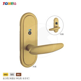 【6/11 01:59迄 全品P10倍】長沢 TOMFU トムフ TXS-G14R 長座 表示錠 扉厚30-40mm 左右勝手兼用 室内用 汎用取替タイプ レバーハンドル錠 TXS-51/60錠 G1レバー型 表示付内締り【NAGASAWA 長沢製作所】