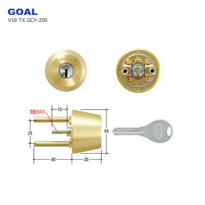 [�e�[������43] GOAL V-TX 43-37 21 �V�� �S�[���h�F(�w�A�[���C���u���X) �L�[3�{�t TX�^�C�v�p V18�V�����_�[�yGCY-250�z�y�S�[�� �����e�i���X���i�z