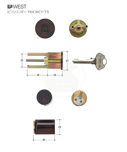 WEST YB3K-6334/6386CY YKKF L[3{t G600 + G6000 sV_[ 2L[yWCY-75zyEGXg eiXiz