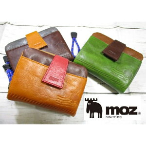 moz モズ 財布 レディース 折財布 二つ折り ブランド 本革 ラウンド POPなカラーデザイン new Air Mail おまけ付き86053 ♪