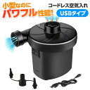 ＼翌日の配送日指定で最短当日発送／ 充電式空気入れ USB 【シリーズ累計10000個販売】 プール ビニールプール用 充電…