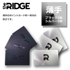[ザ リッジ] プロテクトカード 6枚組（薄めと厚めを選択可）保護カード　傷防止