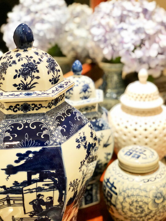 楽天市場】【送料無料】THE-SECRET-GARDEN シノワズリ Blue & White 六 