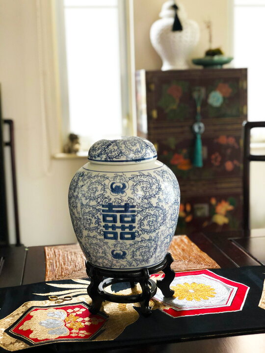楽天市場 The Secret Garden シノワズリ 木製 黒塗 高級花台 丸型 飾り台 スタンド ティーポット 花瓶 中国茶器 飾り棚 中国家具 雑貨 伝統 アンティーク風 ブルーアンドホワイト Blue White オリエンタル ザ シークレットガーデン シノワ The Secret Garden Chinois