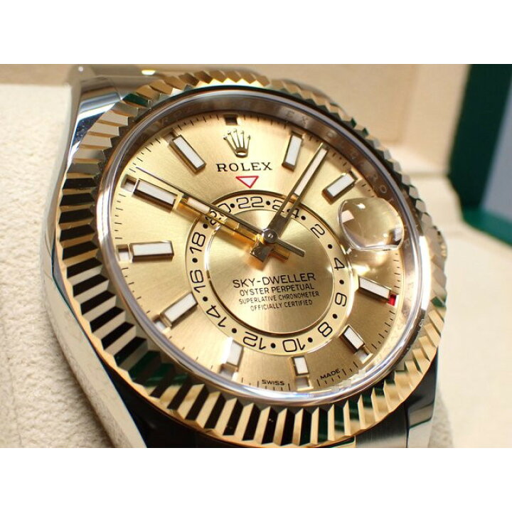 楽天市場】【中古】ロレックス（ROLEX） スカイドゥエラー 18KYGコンビ 