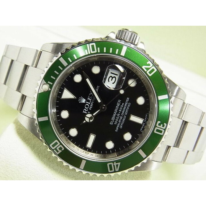 楽天市場】【中古】ロレックス（ROLEX）サブマリーナ・デイト グリーン 
