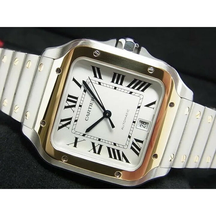 楽天市場】【中古】カルティエ（CARTIER）サントス ドゥ カルティエ LM