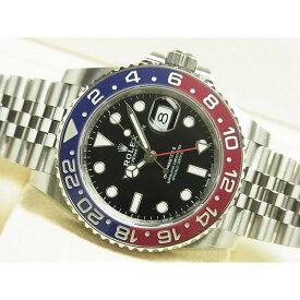 【中古】ロレックス（ROLEX）GMTマスターII　赤青ベゼル　ジュビリーブレス　126710BLRO　’23年購入