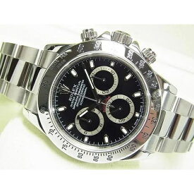 【中古】ロレックス（ROLEX）デイトナ　SS　ブラック　Ref.116520　D番