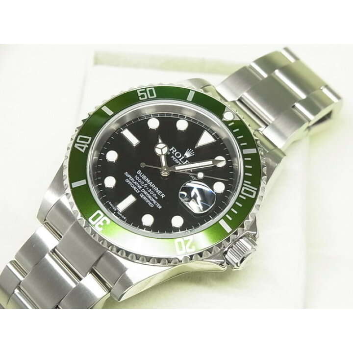 楽天市場】【中古】ロレックス（ROLEX）サブマリーナ・デイト グリーン 