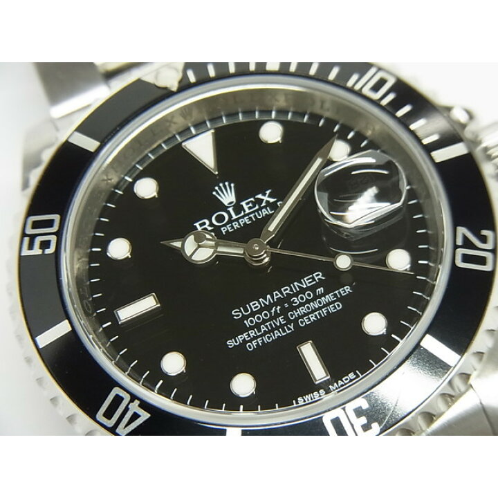 楽天市場】【中古】ロレックス（ROLEX）サブマリーナ・デイト 16610 V  