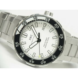 【中古】IWC（アイダブリューシー）アクアタイマー・オートマティック 2000　ホワイト文字盤　IW356809