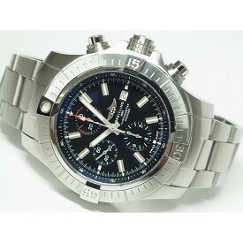 【中古】ブライトリング（BREITLING）スーパーアベンジャー・クロノグラフ 48　ブラック　A13375　正規品