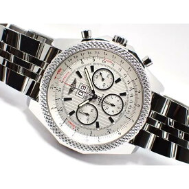 【中古】ブライトリング（BREITLING）ベントレー6.75　スピード　シルバー　ブレス　A44364