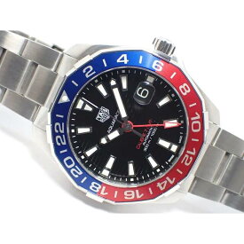 【中古】タグ・ホイヤー（TAG HEUER）アクアレーサー　キャリバー7　GMT　ブラック　WAY201F.BA0927