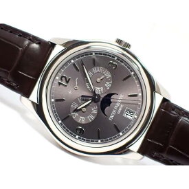 【中古】パテック フィリップ（PATEK PHILIPPE）アニュアルカレンダー・ムーンフェイズ　18KWG　5146G-010　'08年