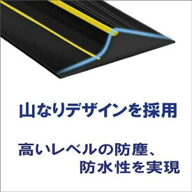 シーリングストリップ 車庫 ガレージ シャッター用 ゴム製 ドア下部 隙間テープ 雨水 風 砂埃 落ち葉 雪 侵入防止 防水 防塵 PVC素材 滑り止め リッジ構造 耐候性 柔軟 コンクリート アスファルト 床面 設置 玄関 倉庫 扉 敷居 隙間塞ぎ 屋外 駐車場 清潔保持 簡単取り付け