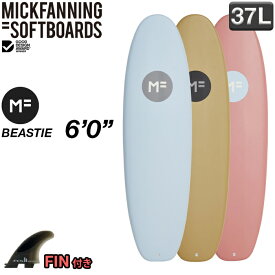 【SALE35％OFF】MFソフトボード BEASTIE 6'0" ビースティ 初心者 ファンボード 2023年 softboard ソフトボード ミックファニング MICK FANNING EPS素材 オフィシャル正規店