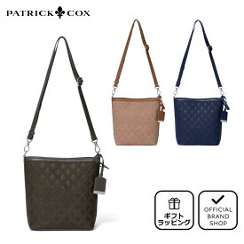 【50%OFF】【正規販売店】PATRICK COX スエードエンボス ショルダー［パトリック・コックス］ ショルダー バッグ ブランド ワンショルダー 肩掛け 斜めがけ コンパクト おしゃれ 大人 きれいめ レディース バッグマニア セール