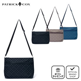 【正規販売店】PATRICK COX スムージー ショルダー［パトリック・コックス］ ショルダー バッグ ブランド B5 斜めがけ 肩掛け 大きめ 大容量 ナイロン 軽量 通勤 通学 大人 学生 旅行 おしゃれ かわいい レディース バッグマニア