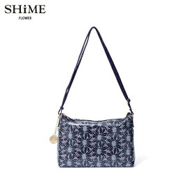 【50%OFF】【正規販売店】SHiME FLOWER ラミー ショルダー［シィメフラワー］ ショルダーバッグ ブランド 斜めがけ 肩掛け 軽い ポシェット コンパクト 軽い 軽量 旅行 花柄 レース おしゃれ かわいい 大人 日本製 チャーム付き レディース バッグマニア セール