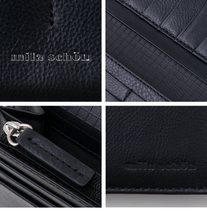 楽天市場】【正規販売店】mila schon CALF LEATHER 長財布 [ミラ 