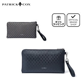 【正規販売店】PATRICK COX KINGS CANVAS クラッチバッグ［パトリック・コックス］ クラッチバッグ ブランド セカンドバッグ L字ファスナー ハンドバッグ コンパクト 小さめ おしゃれ かっこいい 紳士 メンズ バッグマニア