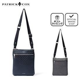 【正規販売店】PATRICK COX KINGS CANVAS ショルダーバッグ［パトリック・コックス］ 送料無料 ギフト プレゼント ラッピング(別売) ショルダー バッグ 軽い コンパクト メンズ バッグマニア 父の日