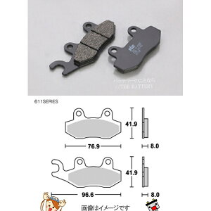 y撅109/25i2359܂Łjő2000~OFFN[|zy䂤pPbgz777-0611000 L^R SBS u[Lpbh 611HF DT200WR TT250R/RAID