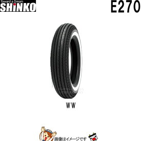 5.00-16 72H WW TT E270 フロント リア チューブタイヤ シンコー shinko タイヤ　アメリカン