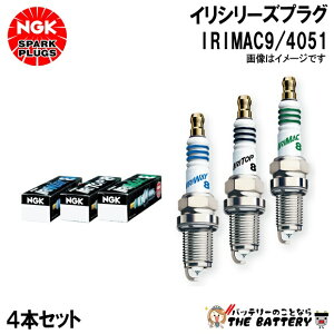 �y4�{�Z�b�g�z NGK IRIMAC9 4051 �C���V���[�Y�v���O �|���`�J�V���^