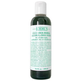 【月間優良ショップ受賞】 Kiehl's Cucumber Herbal Alcohol-Free Toner - For Dry or Sensitive Skin Types キールズ キュカンバーハーバルアルコールフリートナー ( 乾燥・敏感肌 ) 250ml/8.4 送料無料 海外通販