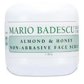 【月間優良ショップ受賞】 Mario Badescu Almond & Honey Non-Abrasive Face Scrub - For All Skin Types マリオ バデスク アーモンド&ハニー ノンアブレイシブ フェイススクラブ 118ml/4oz 送料無料 海外通販