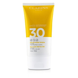 【月間優良ショップ受賞】 Clarins Sun Care Body Gel-to-Oil SPF 30 - For Wet or Dry Skin クラランス サン ケア ボディ ゲル-to-オイル SPF 30 - For ウエット or ドライ スキン 150ml/5 送料無料 海外通販