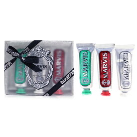 【月間優良ショップ受賞】 Marvis Travel Set: 1xClassic Strong Mint Toothpaste+1xWhitening Mint Toothpaste+1xCinnamon Mint Toothpaste マービス トラベル セット: 1x 送料無料 海外通販