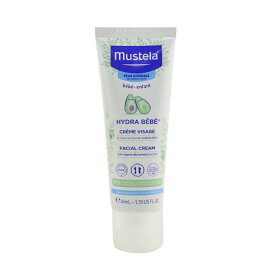【月間優良ショップ受賞】 Mustela Hydra-Bebe Facial Cream With Organic Avocado - Normal Skin ムステラ ヒドラベベ フェイシャル クリーム オーガニック アボカド配合 - ノーマル肌 40ml/1.35oz 送料無料 海外通販