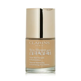 【月間優良ショップ受賞】 Clarins Skin Illusion Velvet Natural Matifying & Hydrating Foundation - # 106N クラランス Skin Illusion Velvet Natural Matifying 送料無料 海外通販