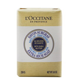 【月間優良ショップ受賞】 L'Occitane Shea Butter Extra Rich Soap - Shea Milk (For Sensitive Skin) ロクシタン シアバターエクストラリッチソープ - シアミルク (敏感肌用) 250g/8.8oz 送料無料 海外通販