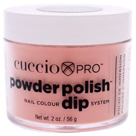 【月間優良ショップ受賞】 Cuccio Colour Pro Powder Polish Nail Colour Dip System - Peach Nail Powder 1.6 oz 送料無料 海外通販