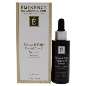 【月間優良ショップ受賞】 Eminence Citrus and Kale Potent C Plus E Serum エミネンス シトラスとケールの強力なCプラスE血清 1 oz 送料無料 海外通販