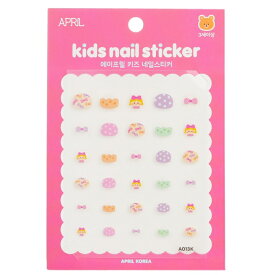 【月間優良ショップ受賞】 April Korea April Kids Nail Sticker - # A013K April Korea April Kids Nail Sticker - # A013K 1pack 送料無料 海外通販
