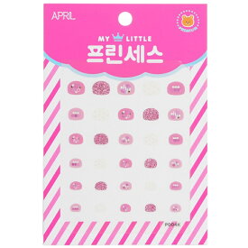 【月間優良ショップ受賞】 April Korea Princess Kids Nail Sticker - # P004K April Korea Princess Kids Nail Sticker - # P004K 1pack 送料無料 海外通販
